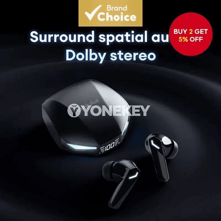Lenovo XT53 TWS oýun nauşnikleri, Bluetooth, ýokary aýdyň stereo ses