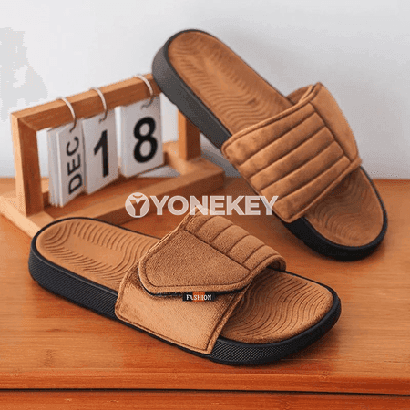 Erkekler üçin ýyly furly öý şypbyklary, uly ölçegli
