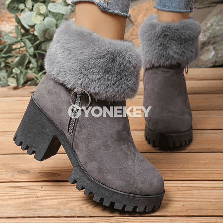 Aýal-gyzlar üçin gyşky ýokary ökjeli ýyly boýunly köwüşler