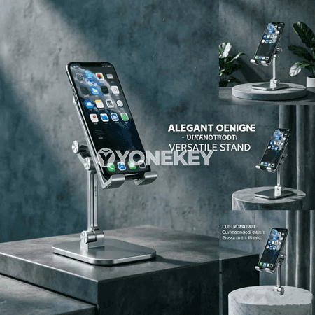 Bukulýan stol üstü telefon we planşet saklaýjy