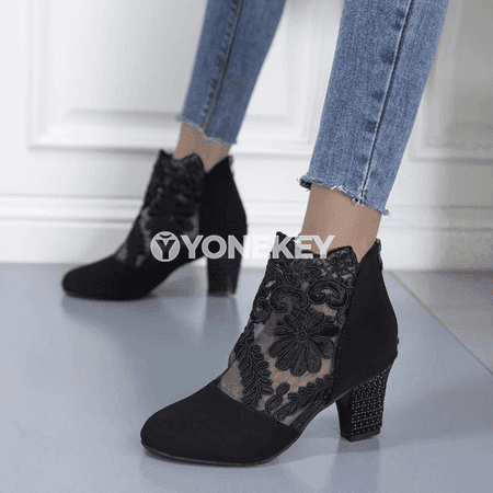 Aýallar üçin ýokary ökjeli açyk ujyli platformaly ädikler, moda ýüplü görnüşli
