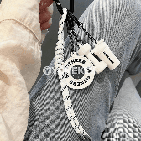 Fitnes brelok toplumy — dambel we sport bezegli
