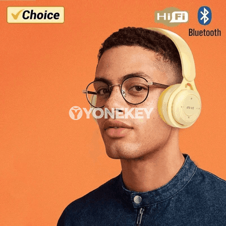 Bluetooth 5.3 simsiz naushnikler, mikrofonly, ýokary ses izolýasiýaly