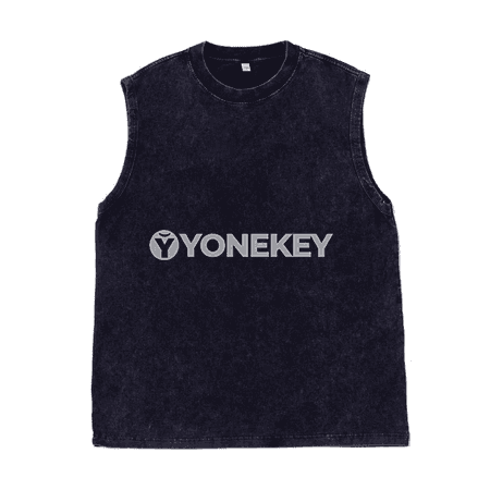 Erkekler üçin ýeňil ýeňsiz pamyk futbolka, retro stil