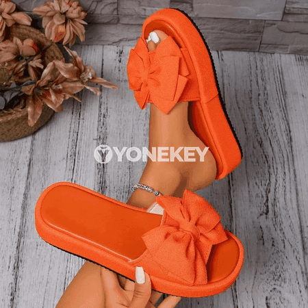 Aýal-gyzlar üçin moda şypbyklary, goýy tabanly, rahat açyk aýakgap