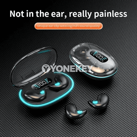 X55 simsiz Bluetooth 5.3 nauşnikler, ses azaltma, sport we oýun üçin