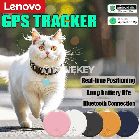 Lenovo GPS trekeri — kiçi akylly yzarlaýjy, Bluetooth, Android/iPhone üçin