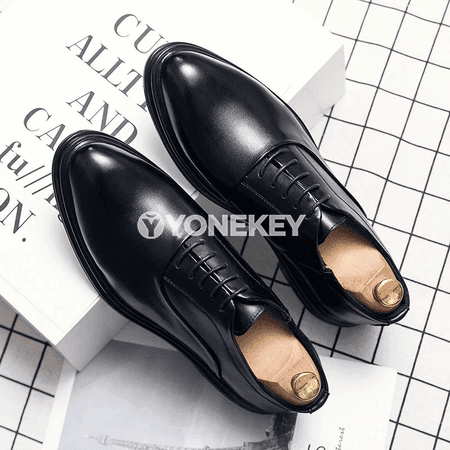 Erkekler üçin klassik oxfords deri köwüşler, ofis we toý üçin