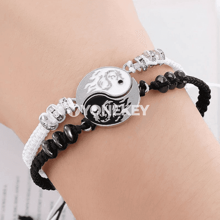 ​☯️ Aýrylyşmaz  Baglanyşyk: Yin-Yang  Jübüt Bilezligi! ☯️