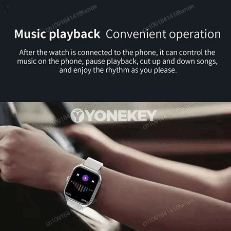 2.01 dýuýmlyk ekranly akylly sagat, sport we fitnes üçin, Bluetooth jaňly