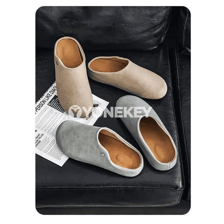 Erkekler üçin slip-on tomusky köwüş, ýumşak we rahat günlük model