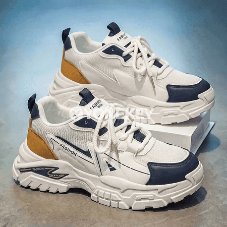 Erkekler üçin tomusky mesh sport krasowkasy, goýy solekli ýeňil model