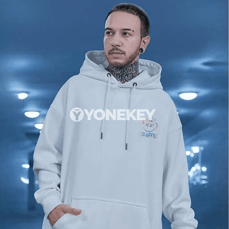 Erkekler üçin ýyly graffiti aýy şekilli hoodi, M-8XL
