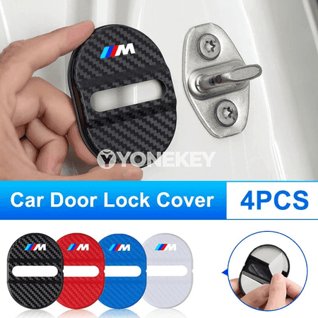 BMW üçin gapy gulpuny goraýjy ABS stiker gapak — 4 bölek