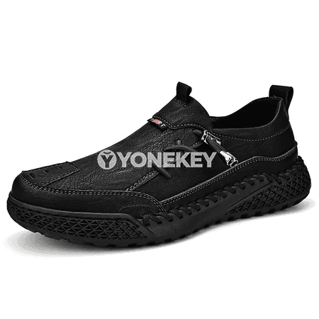 Erkekler üçin ýeňil, dem alýan gündelik loafers aýakgaplar
