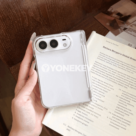 iPhone Duo üçin magnitli açyk gorag gapagy, berk we inçe