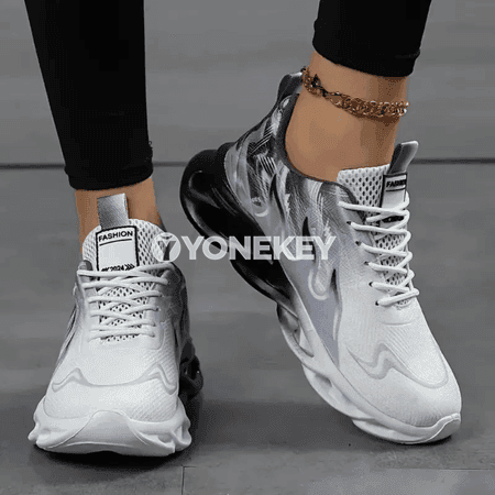 Aýallar üçin ýeňil ylgaw krossowkalary, slip-on, amatly
