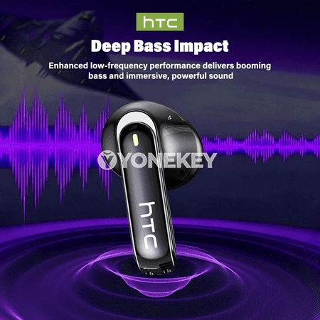HTC NE70 Bluetooth AI terjimeçi gulakly, LED ekranly, HiFi