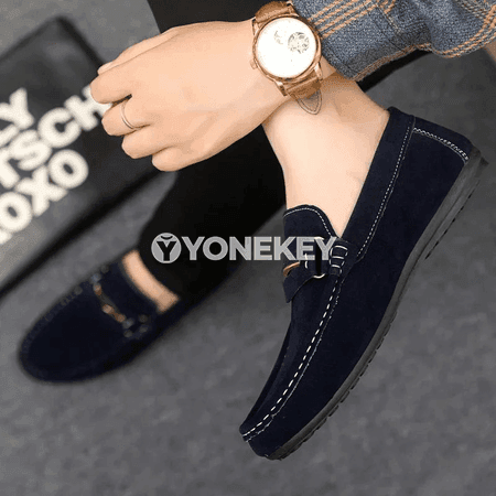 Erkekler üçin ýazlyk loafers köwüşler, ýeňil slip-on sport stil