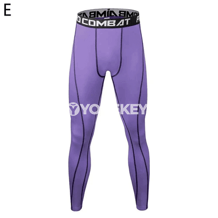 Erkekler üçin sport leggins, çalt gurýan inçe fitnes balagy