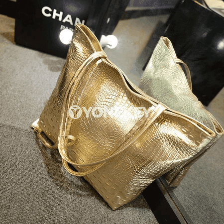 Zenanlar üçin uly göwrümli egin sumka, retro PU deri handbag
