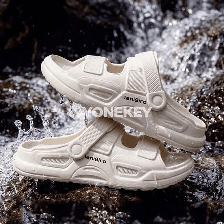 Erkekler üçin EVA tekiz sandal, tomusky rahat öý we plýaž aýakgaby