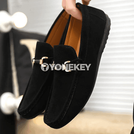 Erkekler üçin ýeňil gündelik kanwa aýakgaplar, slip-on rahat model
