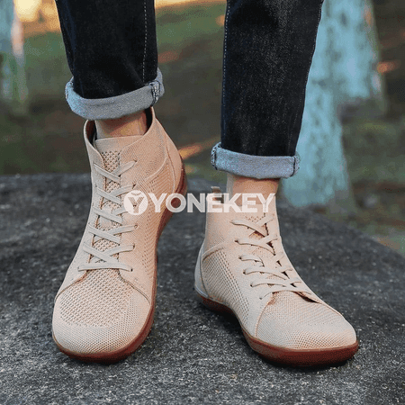 Dem alýan ýeňil erkek köwüşler, giň aýak üçin sport stil