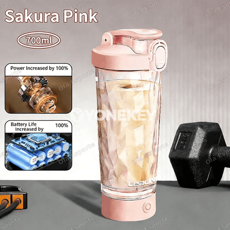 Sport üçin göçme elektrik shaker-bokal, 600–700 ml