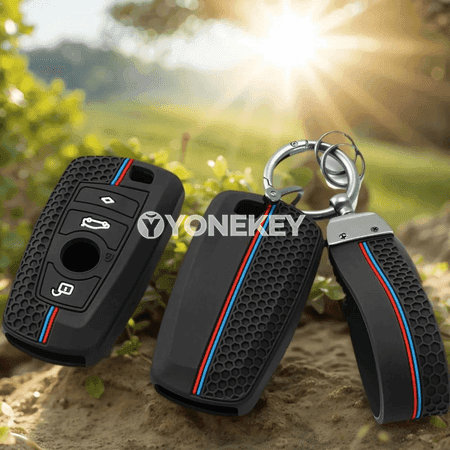BMW üçin silikon açar gapy we brelokly gorag örtük