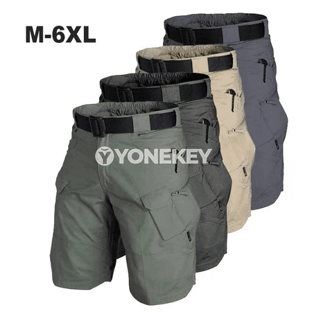 Erkekler üçin outdoor cargo şortik: ýeňil, amatly we çalt guradýan