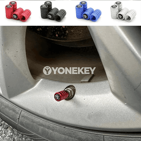 Toyota üçin teker klapan gapaklary, 4 sany bezegli tozan gorag