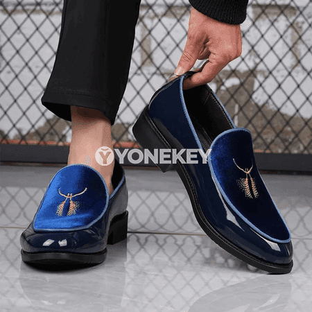 Erkekler üçin zamş görnüşli loafers — rahat slip-on gündelik aýakgap