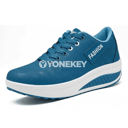 Aýallar üçin moda sport aýakgaplar, ýeňil we amatly platformaly