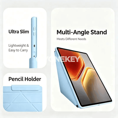 iPad 10/11 üçin daşky goragly, açylýan bukulýan gapak, 11 dýum