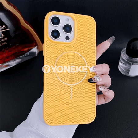 iPhone üçin magnitli ýylylygy ýaýradyjy ýeňil gorag gapak