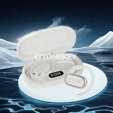 X96 TWS Bluetooth nauşnikler, LED displeýli, ses azaltma