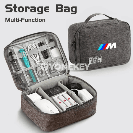 BMW M üçin awtoulag kabel saklaýjy sumka, içki stiker
