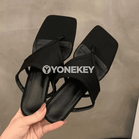 Dem alýan kesikli zenan sandal — tomusky, pes ökjeli