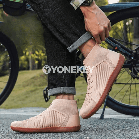 Dem alýan ýeňil erkek köwüşler, giň aýak üçin sport stil
