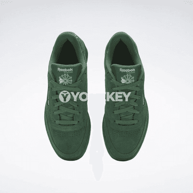 Reebok CLUB C 85 erkek sport köwşi, goýy ýaşyl retro model
