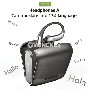HTC NE23 AI terjimeçi Bluetooth gulaklyklar, ses çykarmagy peseldýän