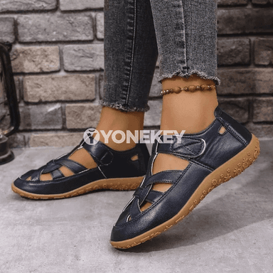 Zenanlar üçin ýeňil roman sandallary, tomusky rahat model