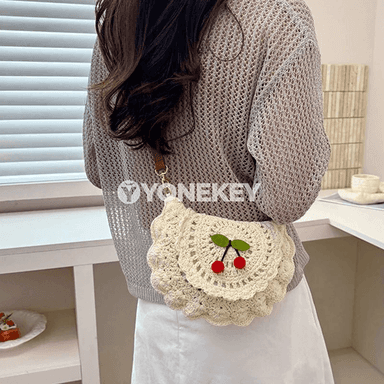 Tomusly samandan aýal sumkasy, tomusky plýaž üçin ýeňil crossbody