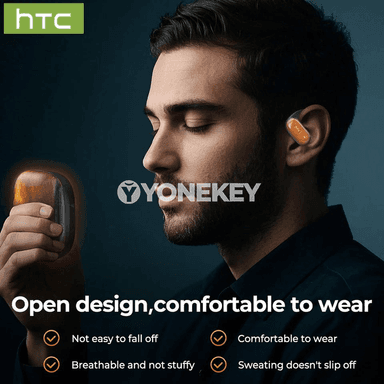 HTC NE10 AI terjimeçi simsiz Bluetooth naushnik, sport üçin, IPX5