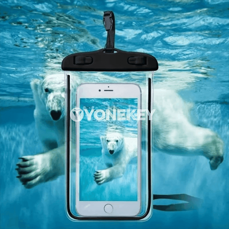 Suw geçirmeýän telefon gapy, ýüzmek üçin goraýjy haltajyk