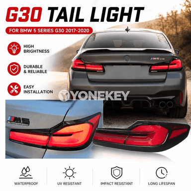 BMW 5 Series G30 LED yz çyrasy toplumy, LCI taýlait