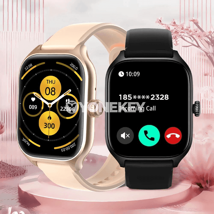 2.01 dýum HD ekranly akylly sagat, Bluetooth jaňly, saglyk gözegçiligi