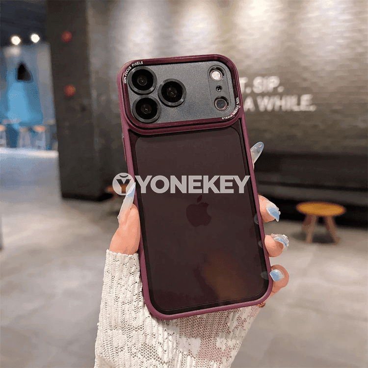 iPhone üçin açyk kameral goragly güýçli gapak