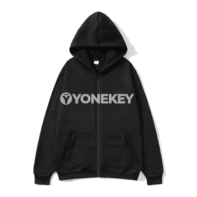Erkekler üçin fermuarly kapýuşonly ýeňil jaket, güýz-gyş üçin